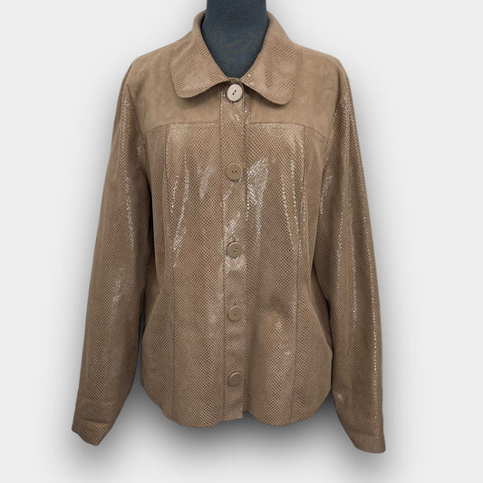 Guillaume reversible faux suede jacket