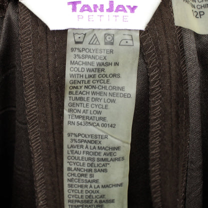 TanJay Petite faux suede skirt