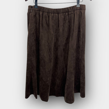 TanJay Petite faux suede skirt