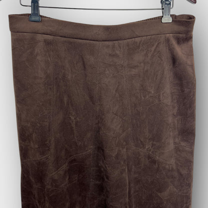 TanJay Petite faux suede skirt