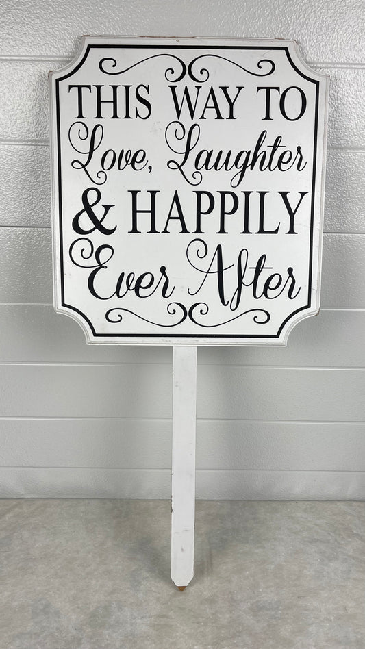 Love, Laughter sign