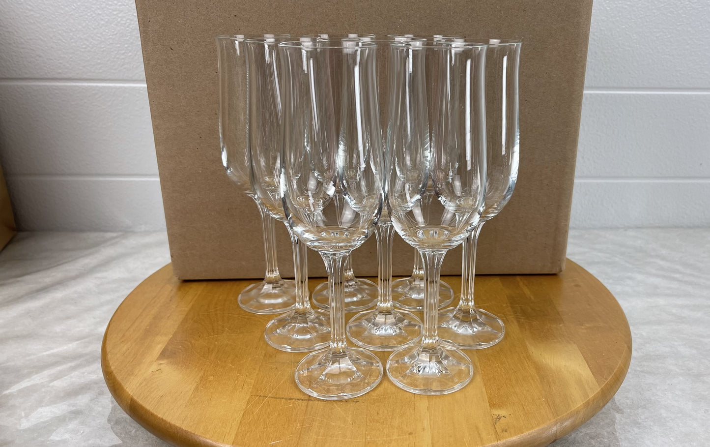 Champage flutes ~ set of 8