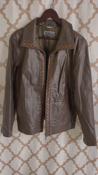 Giillaume leather jacket