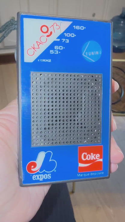 Expos Coke Promo Radio (Broken)