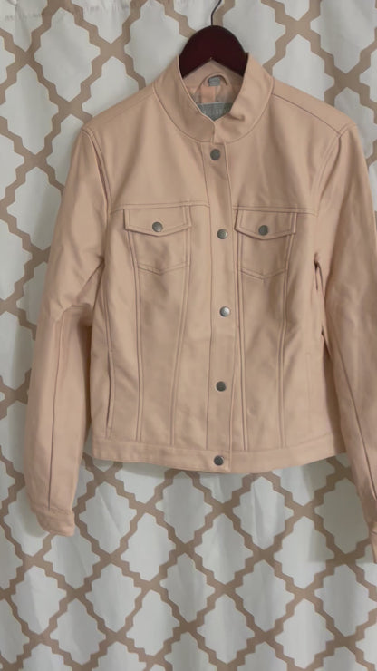 Guillaume faux leather jacket