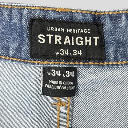 Urban Heritage Straight distressed jean