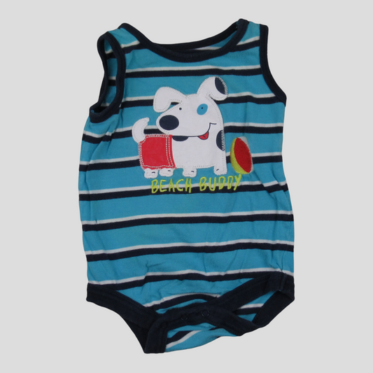 George sleeveless onesie