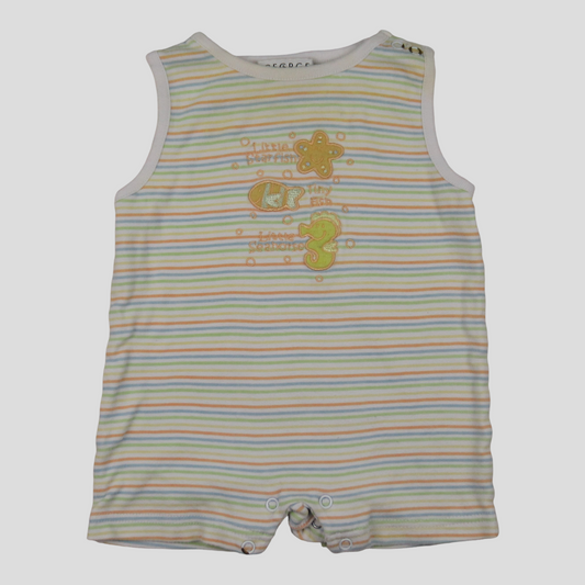 George sleeveless onesie