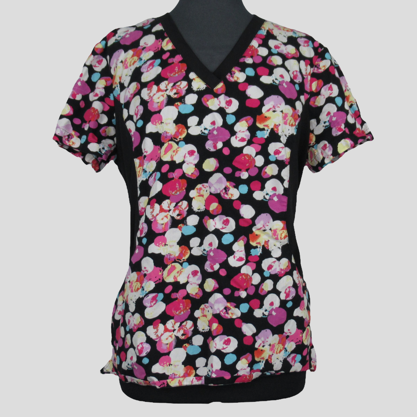 White Cross scrub top (L)