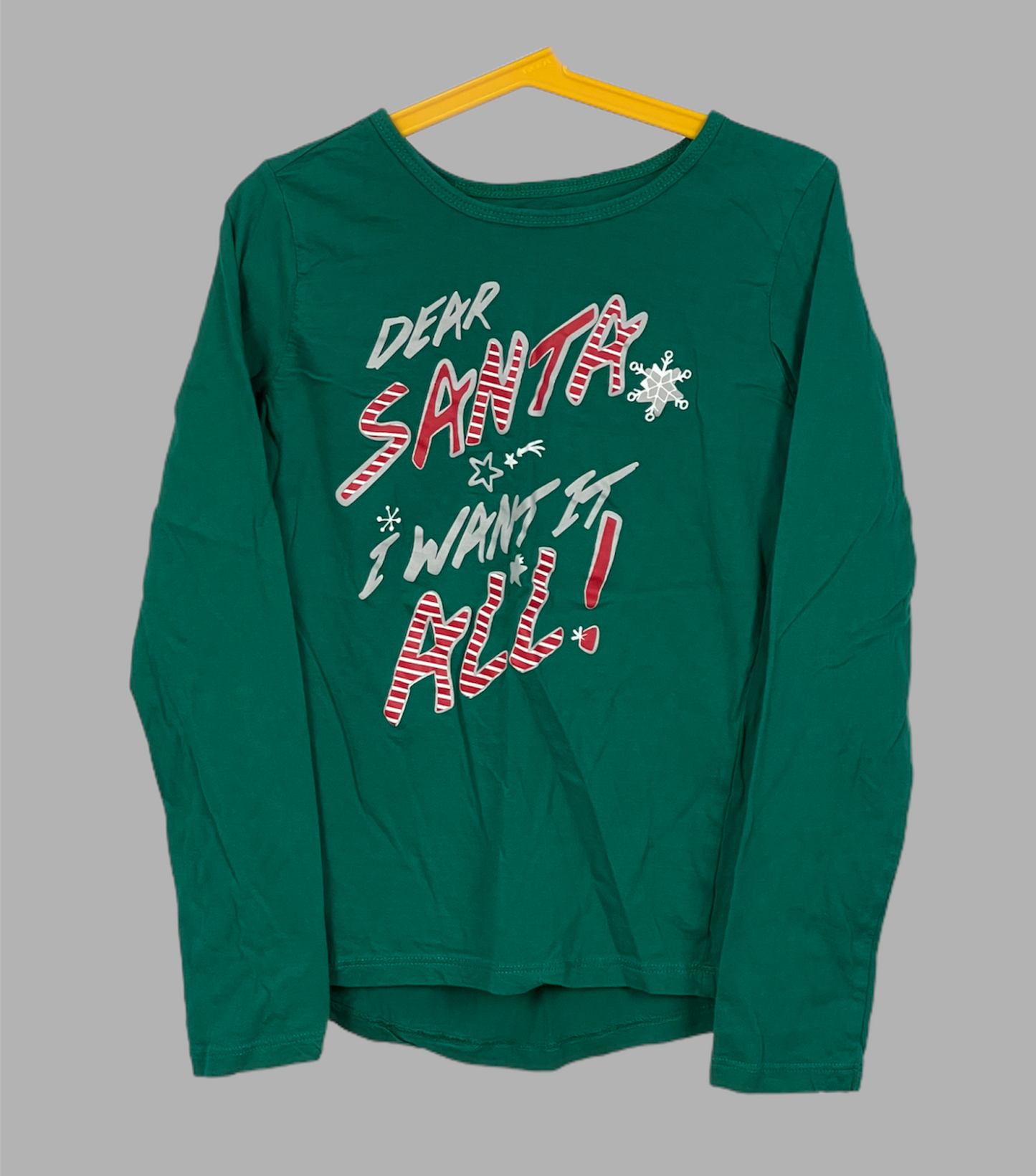 Dear Santa long sleeve t-shirt (M kids)