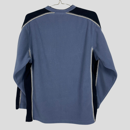 Subculture long sleeve fleece shirt