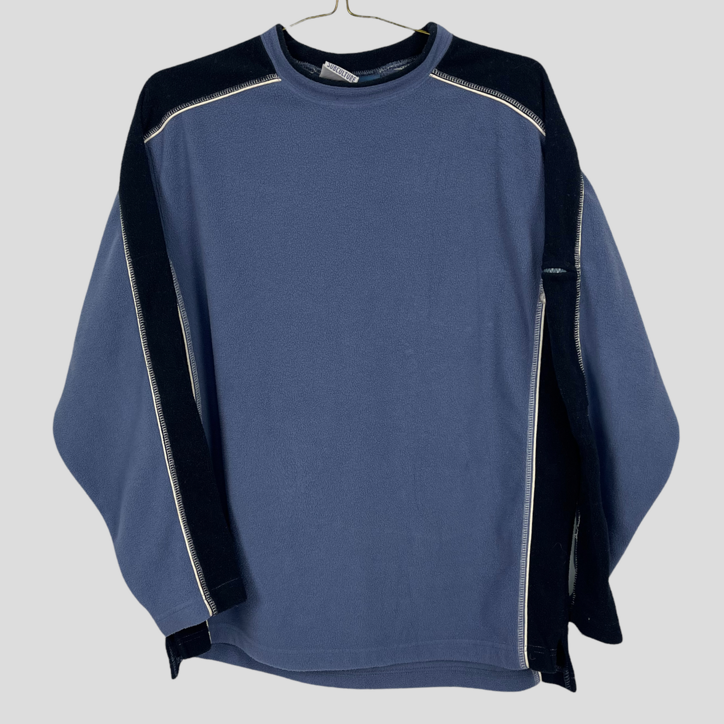 Subculture long sleeve fleece shirt