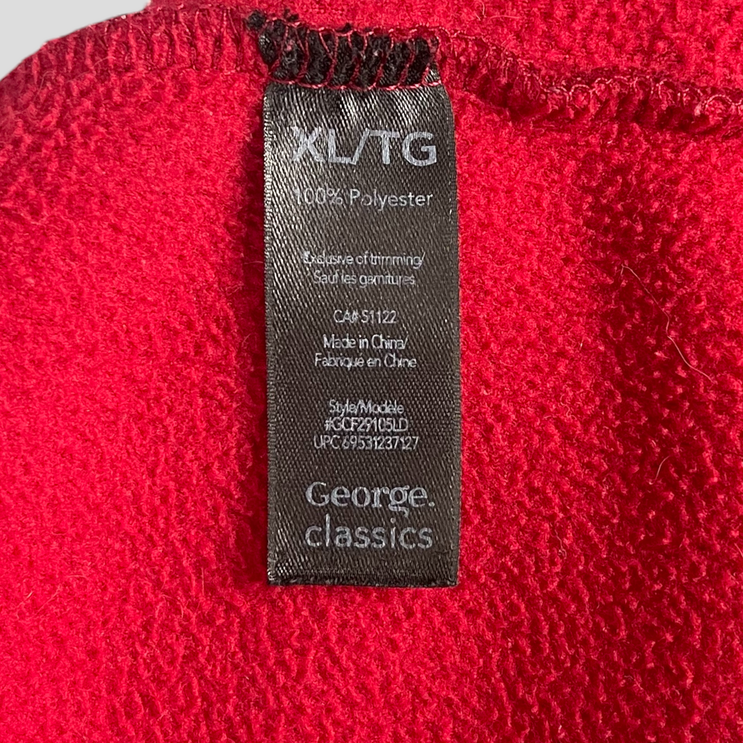 George Classics zip-up sweater