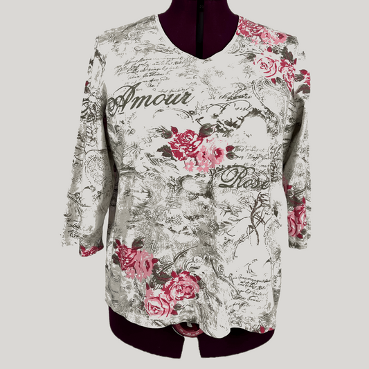 Allison Daley 3/4 sleeve top