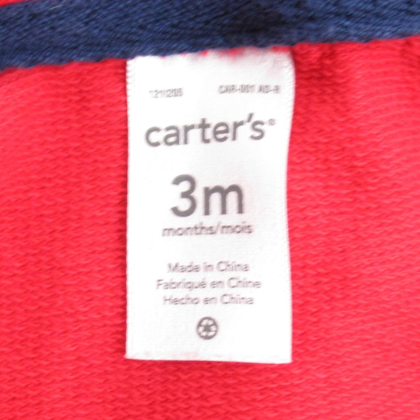 Carter's zip-up hoodie