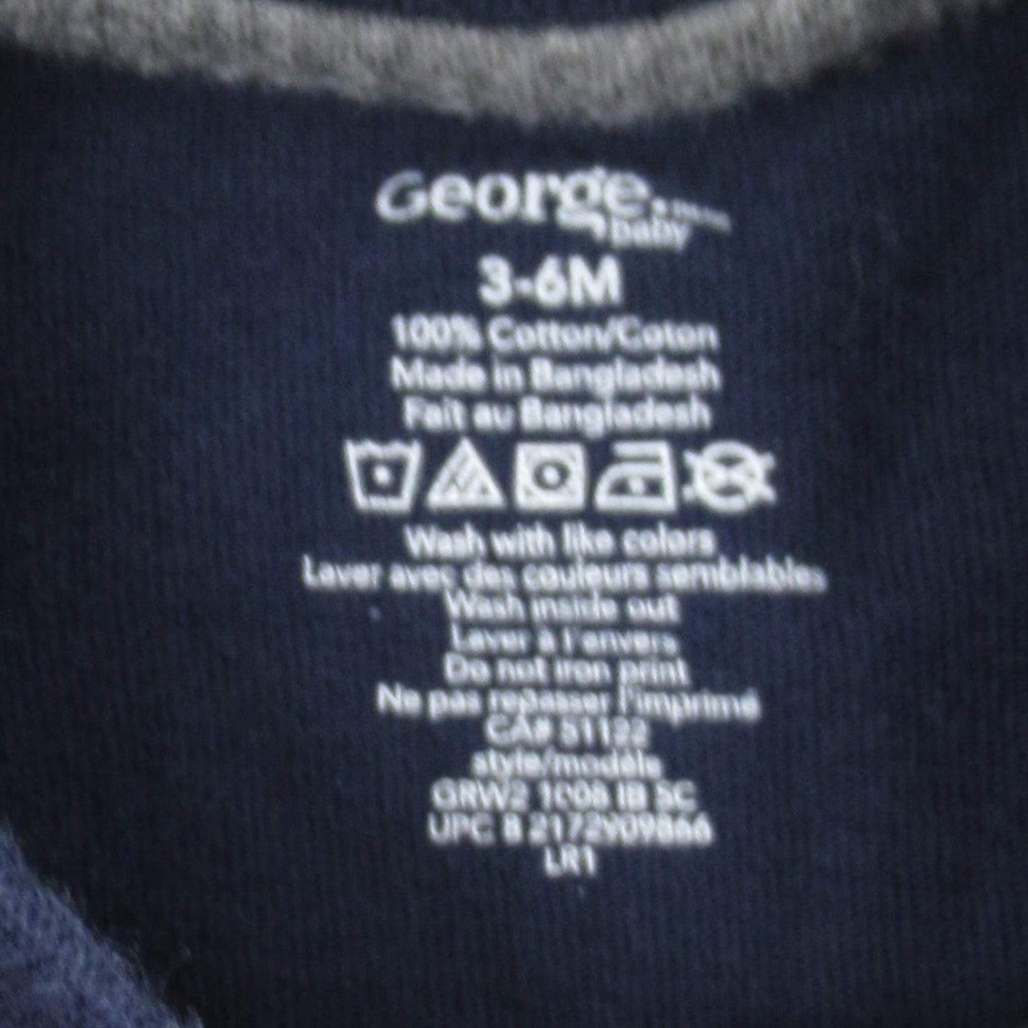 George long sleeve onesie