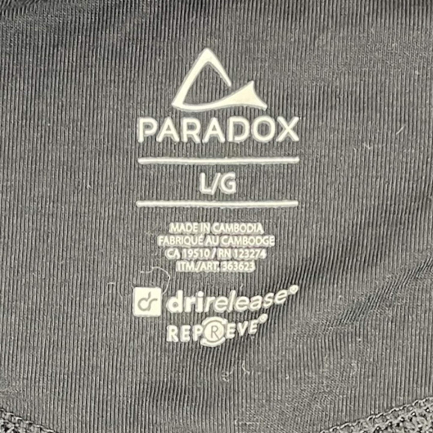 Paradox dri release legging