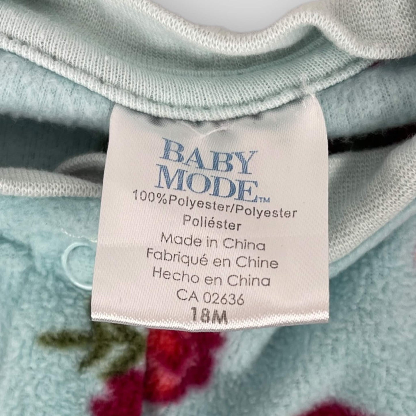 Baby Mode fleece sleeper