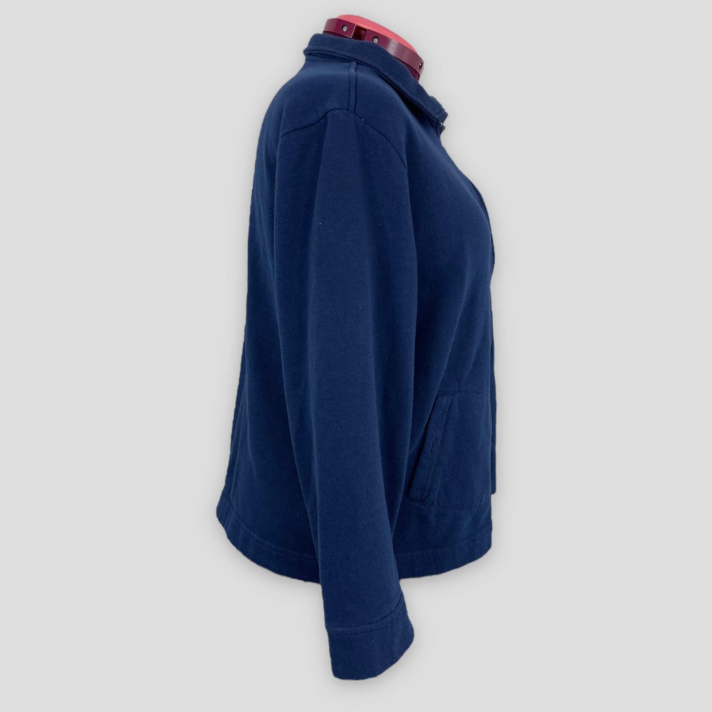 Traditions fleece zip-up cardigan