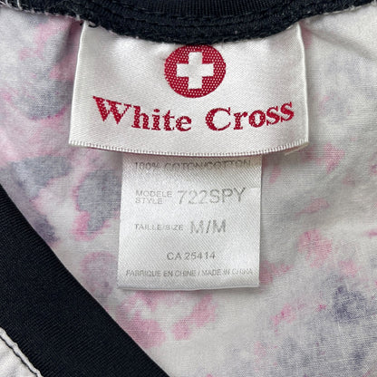 White Cross scrub top (M)