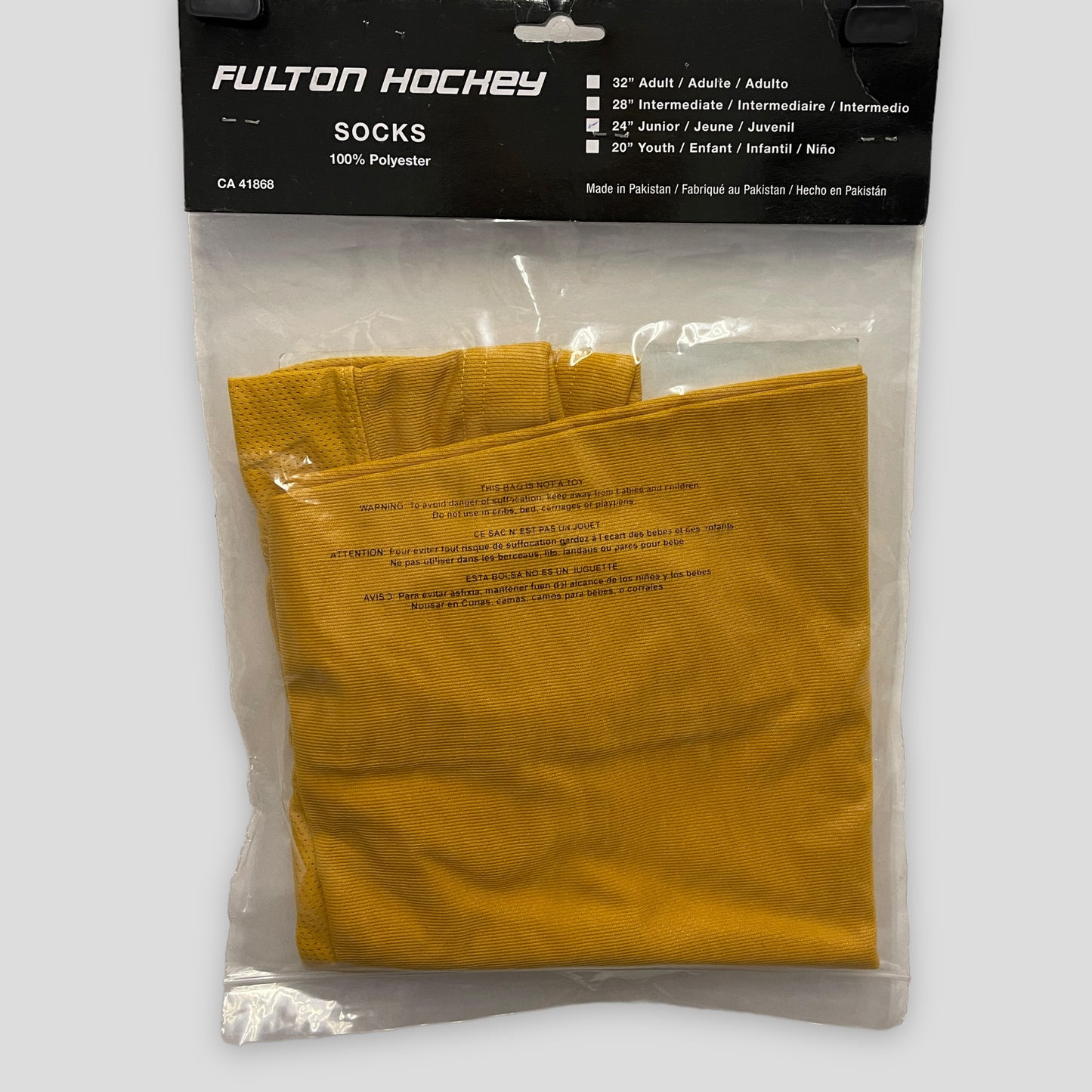 Fulton performance solid hockey socks (24 junior)