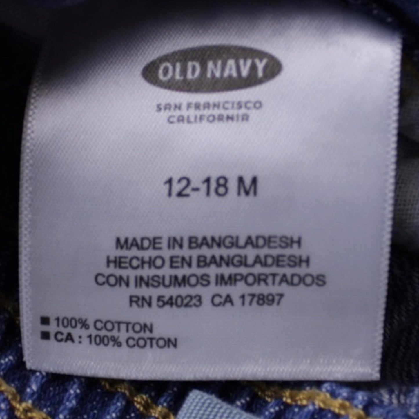 Old Navy jean short