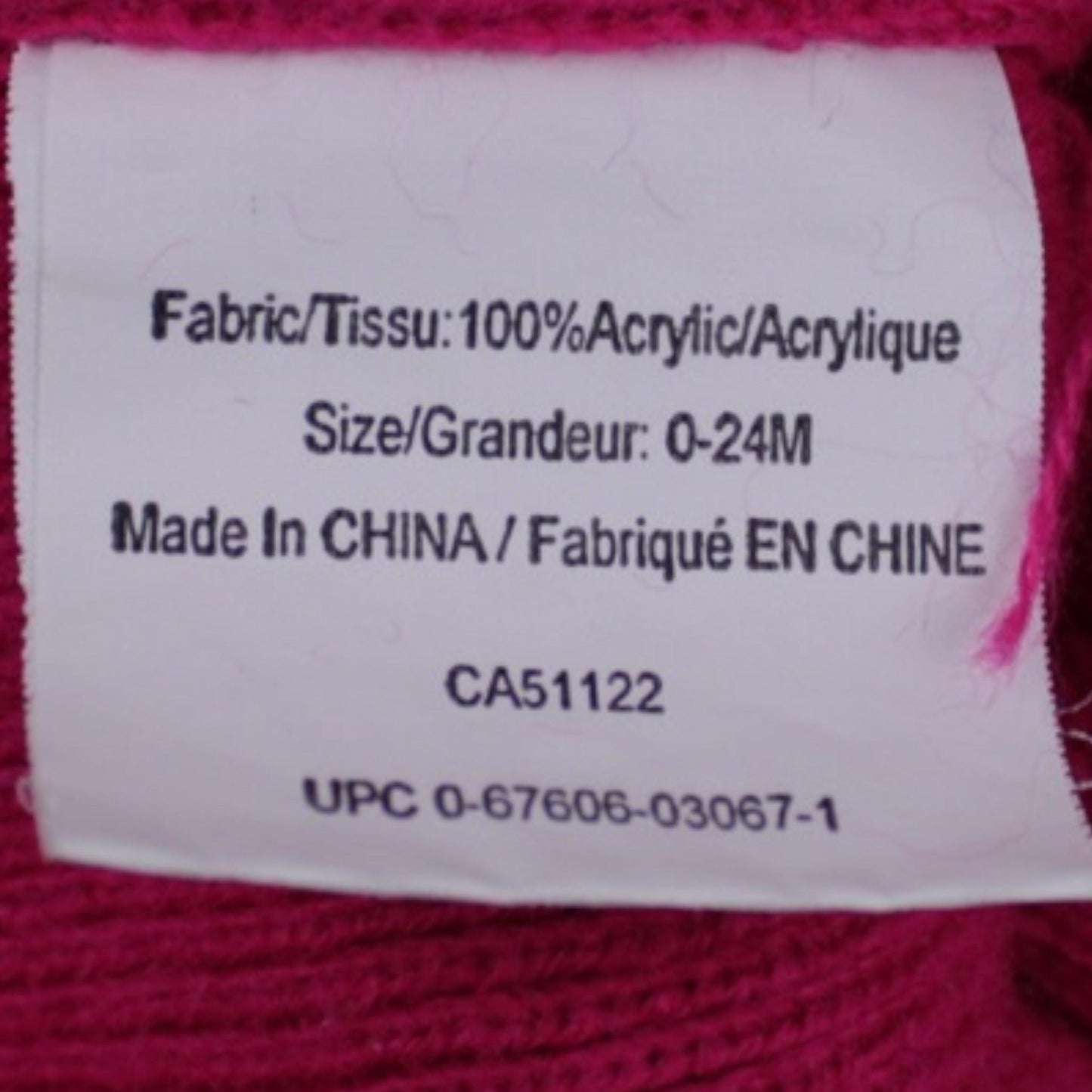 Unknown brand toque (0-24M)