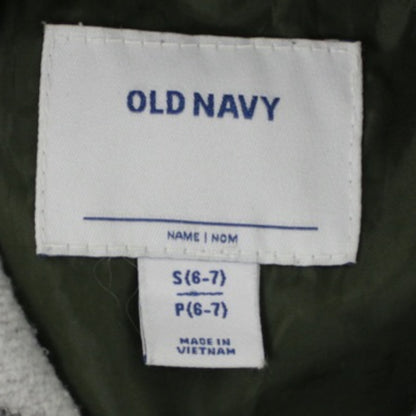 Old Navy button-up hooded windbreaker (6-7)