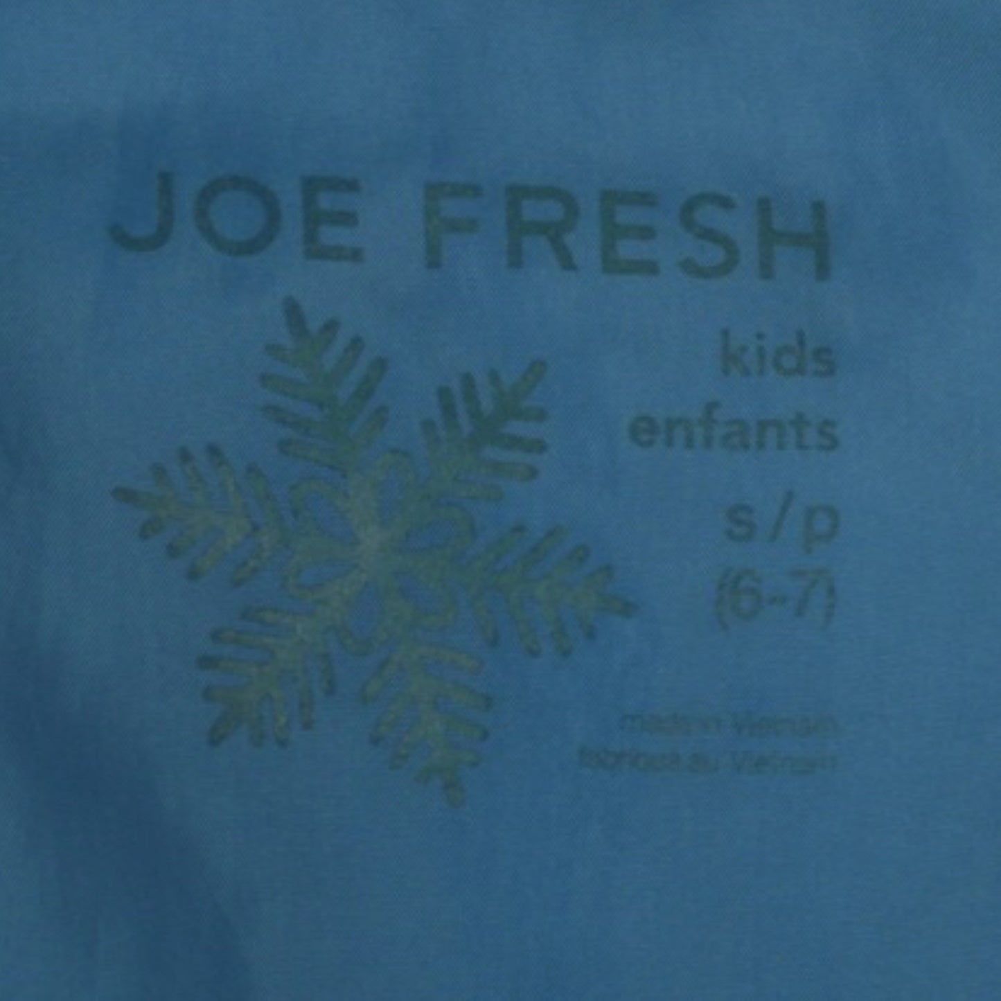 Joe Fresh puffy hooded vest (6-7)