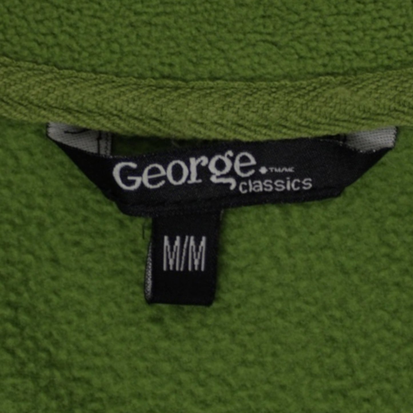 George fleece zip-up cardigan (M)